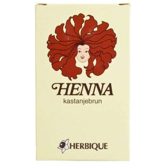 Herbique Henna Kastanjebrun 125 g