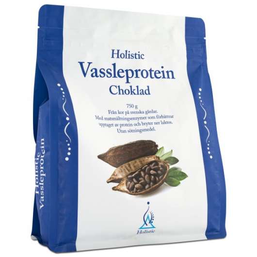 Holistic Vassleprotein, Choklad, 750 g