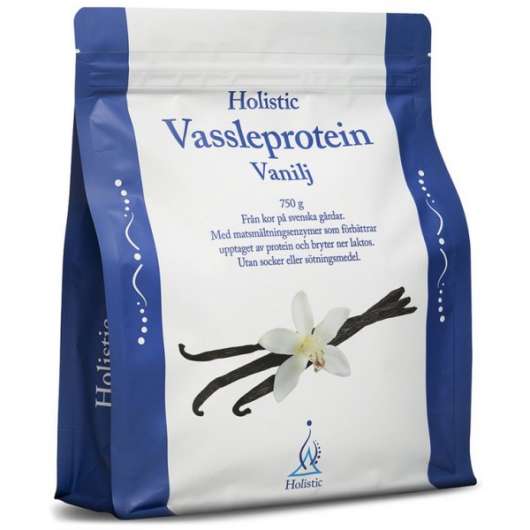 Holistic Vassleprotein, Vanilj, 750 g