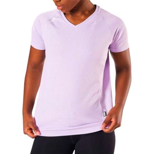 ICIW Mesh V-neck T-shirt S Light Lilac