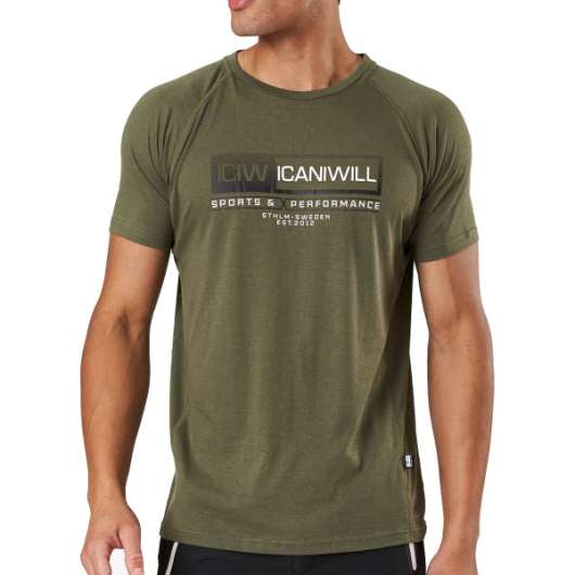 ICIW Perform Tri-blend Standard Fit T-shirt S Army Green