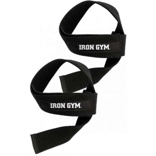 Iron Gym Lifting Straps with Comfort Pad Svart