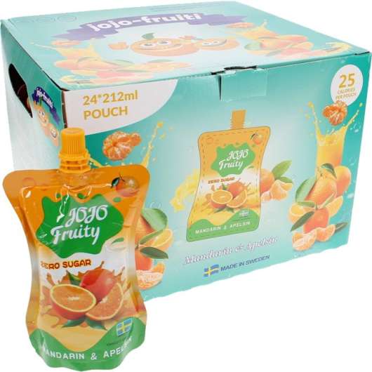 Jojo Fruits Dryck Mandarin/Apelsin 24-pack