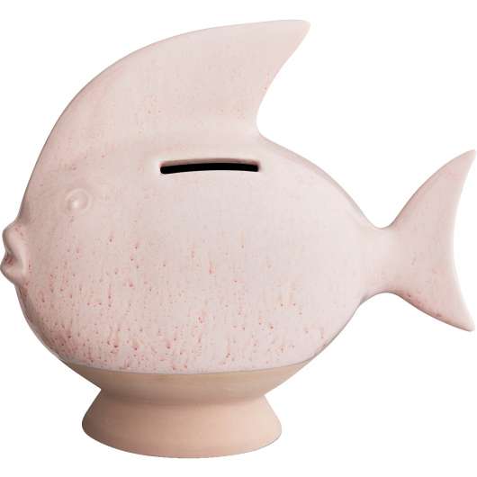 Kähler - Sparedyr Sparbössa Fisk 14,5 cm Rosa