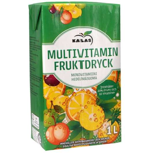 Kalas 3 x Multivitamin fruktdryck