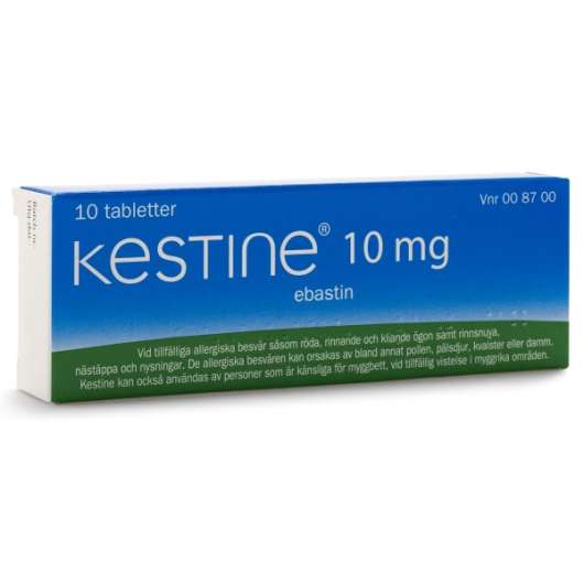 Kestine Ebastine 10 mg 30 tabl