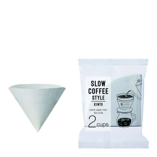 Kinto - Slow Coffee Pappersfilter 2 koppar
