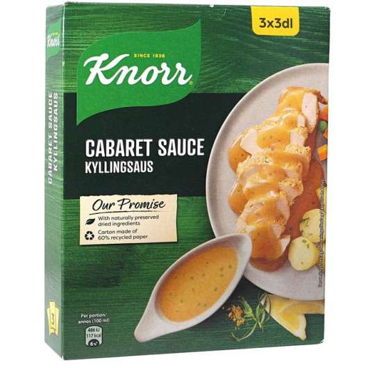 Knorr 2 x Cabaretsås