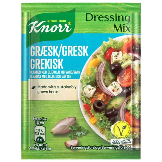 Knorr 2 x Dressingmix Grekisk 3-pack