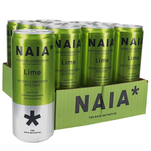 Kolsyrad Energidryck Lime 12-pack - 35% rabatt