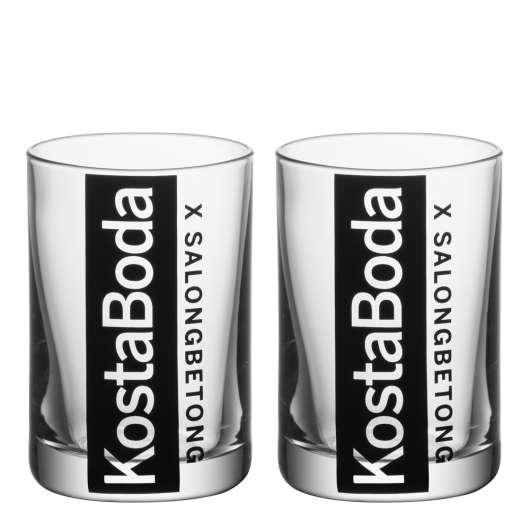 Kosta Boda - Salong Betong Shotglas 6 CL 2-pack