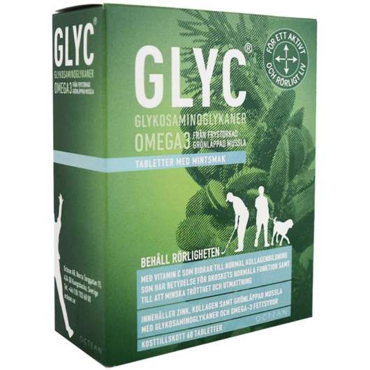Kosttillskott "Glyc Mint" 60-pack - 45% rabatt