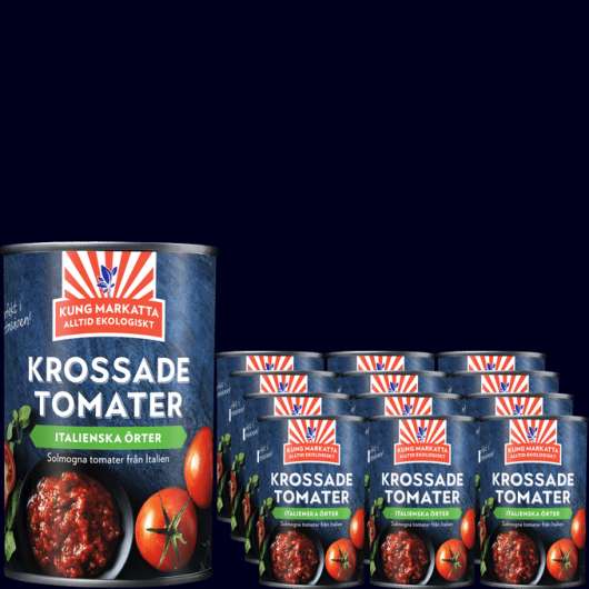 Kung Markatta Korssade Tomater Italienska Örter 12-pack