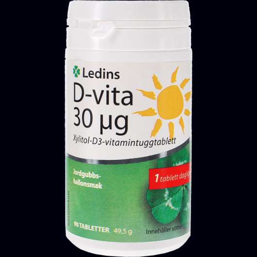 Ledins D3-Vitaminer Jordgubbe