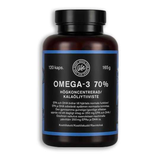 Life Omega-3 70 % 120 KAPSLAR