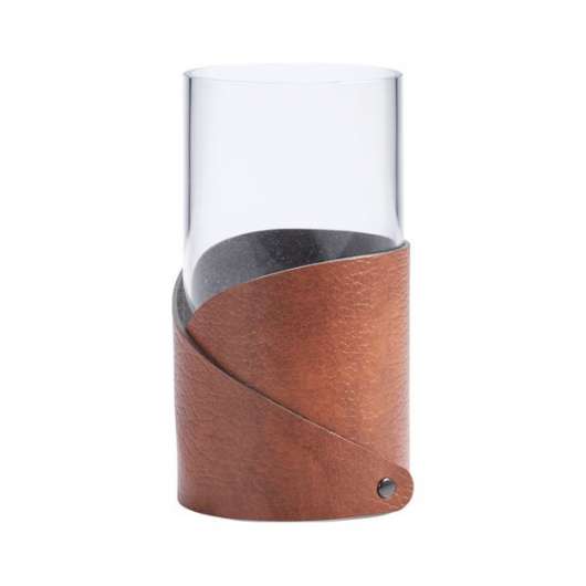 LIND dna - Fold Bull Vas S 7,5x15 cm cognac