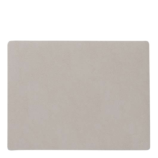Lind dna - Leather Serene Rectangle Bordstablett M 26,5x34,5 cm Cream