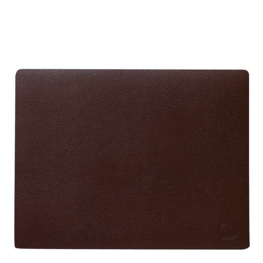 Lind dna - Leather Serene Rectangle Bordstablett M 26,5x34,5 cm Hazel