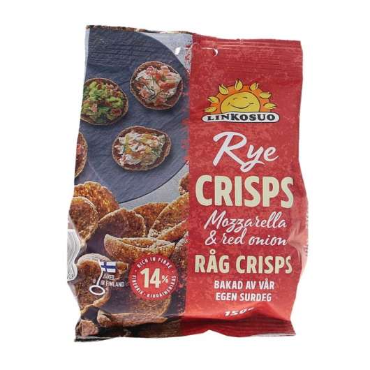 Linkosuo 2 x Råg Chips Mozzarella Rödlök