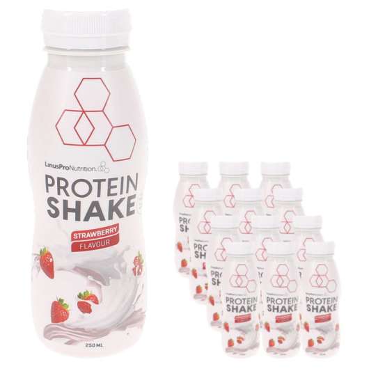 LinusPro Nutrition Protein Shake Strawberry 12-pack