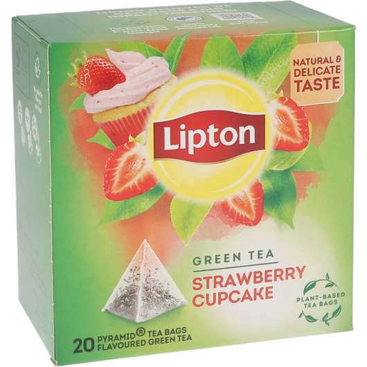 Lipton 2 x Grönt Te Strawberry Cupcake