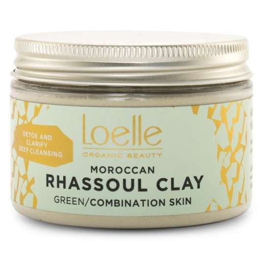 Loelle Moroccan Rhassoul Clay 150 g Green Combination Skin
