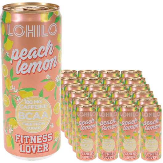 Lohilo Energidricka Peach & Lemon 24-pack