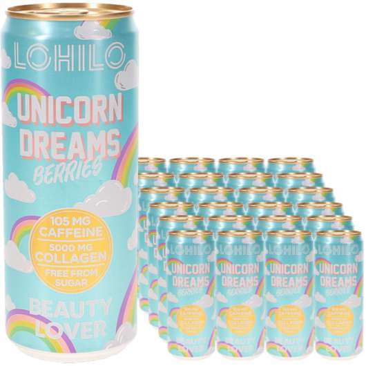 Lohilo Energidryck Unicorn Dream Bär 24-pack