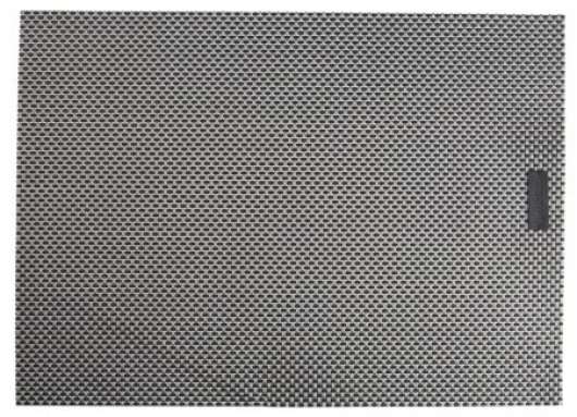 Lounge Tablett Rektangulär 35x48 cm Black/Silver