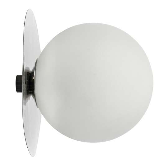 Lush Globe Vägglampa 27 cm Silver/Vit