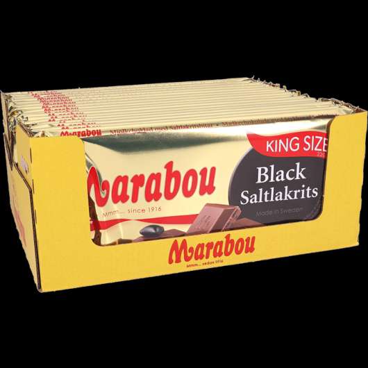 Marabou Mjölkchoklad Saltlakrits 16-pack