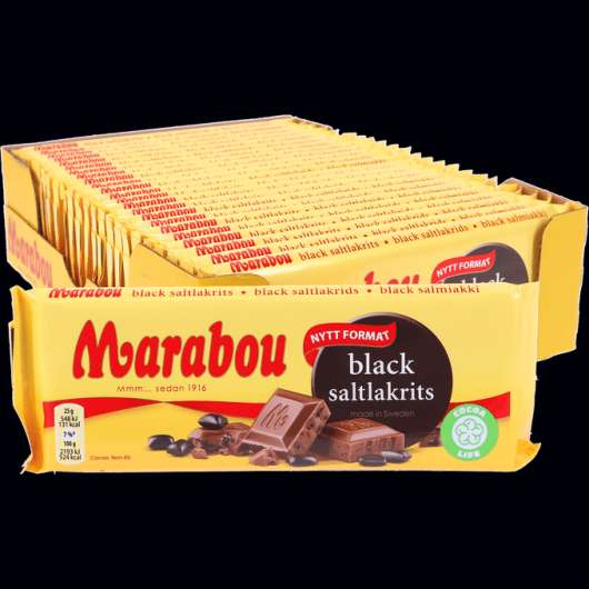 Marabou Mjölkchoklad Saltlakrits 24-pack