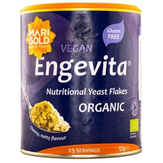 MariGold Engevita Näringsjästflingor Eko 125 g
