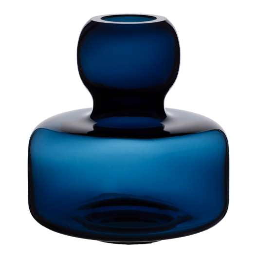 Marimekko - Flower Vas 10,4 cm Midnight blue