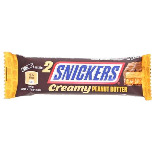 Mars 4 x Snickers Creamy Peanut Butter Twin