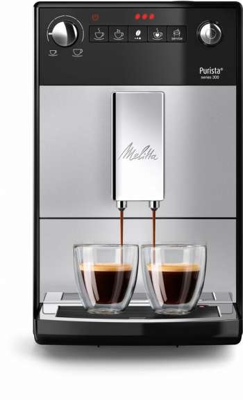 Melitta Solo & Perfect Milk Svart/silver Espressomaskin -
