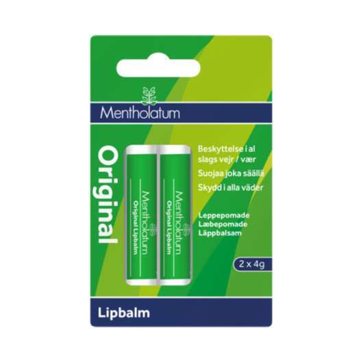 Mentholatum Läppbalsam 2-pack