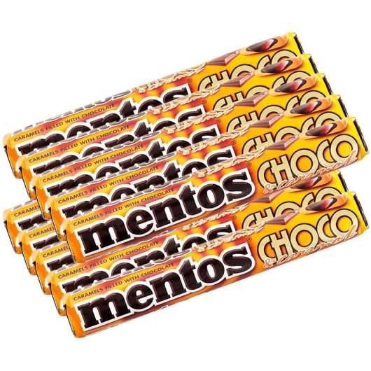 Mentos Choco & Caramel Roll 10-pack