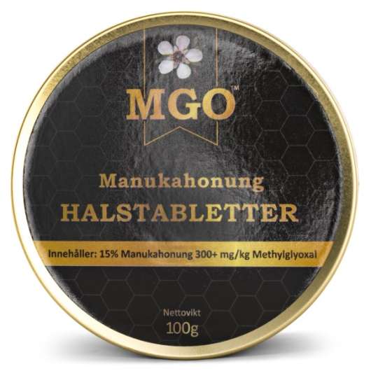 MGO Manukahonung Halstabletter, 100 g