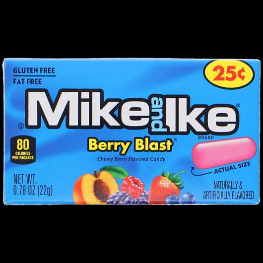 Mike & Ike 3 x Fruktgodis Berry Blast
