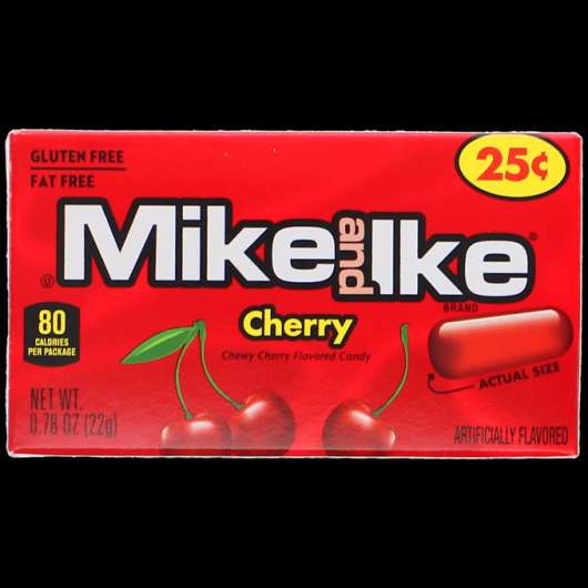 Mike & Ike 3 x Fruktgodis Cherry
