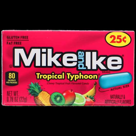 Mike & Ike 3 x Fruktgodis Tropical Typhoon