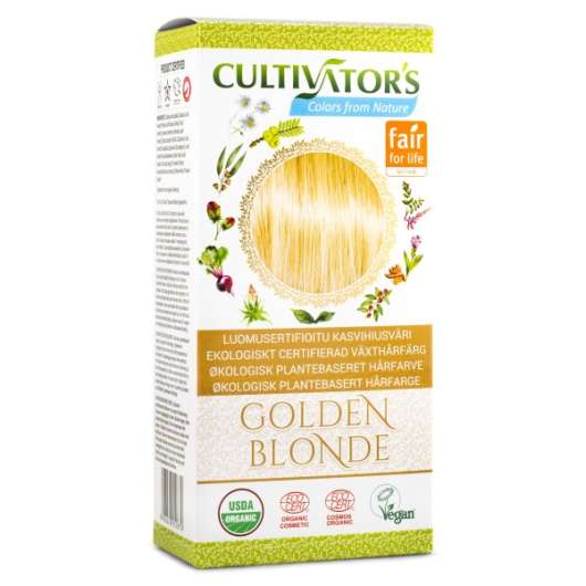 Miraz Organic Cultivators Hair Colors 1 st Golden Blonde