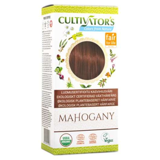 Miraz Organic Cultivators Hair Colors 1 st Mahogany