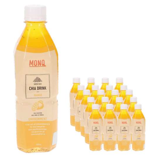 Monq Chia Dryck Mango 20-pack