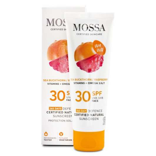 Mossa 365 Days Defence Certified Natural sunscreen , 50 ml