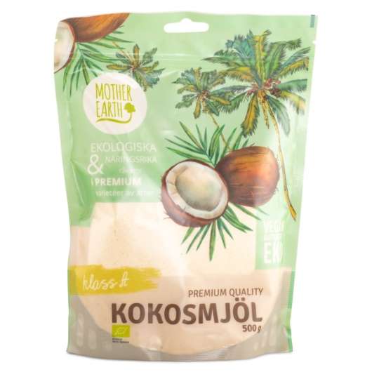 Mother Earth Kokosmjöl Premium EKO 500 g
