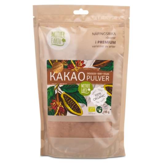 Mother Earth Pangoa Premium Kakaopulver Raw&ampEko 250 g
