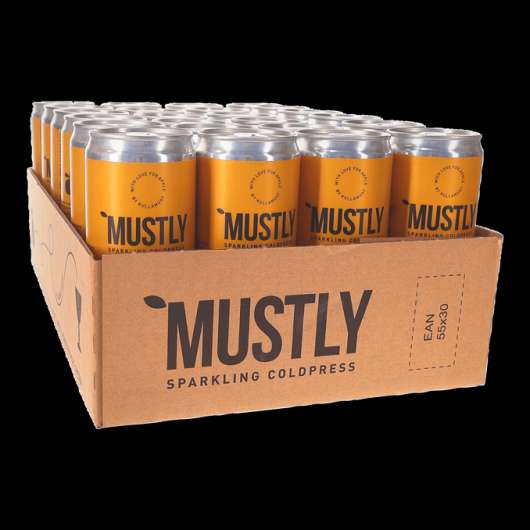 Mustly Mango Passion Sparkling Coldpress 24-pack