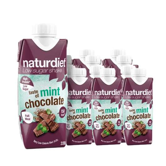 Naturdiet Måltidsersättning Choco Mint 12-pack